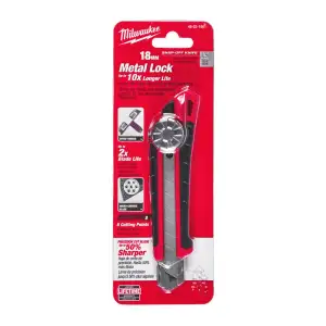Nożyk MILWAUKEE z łamanym ostrzem 18 mm