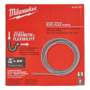 8mm x 7.6m Inner Core Bulb Head