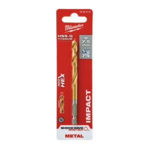 Wiertło do metalu SWave HSS-G Tin 7.5mm -1szt.