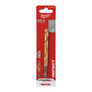 Wiertło do metalu SWave HSS-G Tin 9.5mm -1szt.