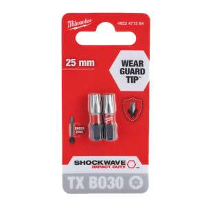 Bity udarowe ShW TX BO30 25mm-2 szt.