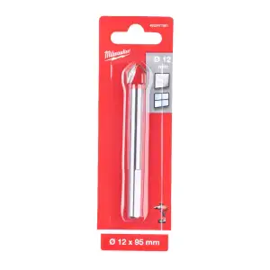 Wiertło do szkła/ceramiki  12x95 - 1 szt.