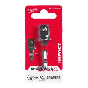 Adapter 1/4 hex - 1/2 kwadrat/zastępuje 4932471827
