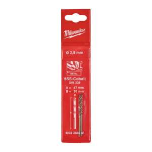 Wiertło HSS-G CO 2,5mm (2szt)