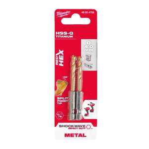 Wiertło do metalu SWave HSS-G Tin 4mm -2szt.
