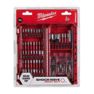 ZESTAW BITÓW UDAROWYCH SHOCKWAVE™ 75szt