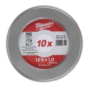Tarcza do metalu 125x1,0 - 10 szt.