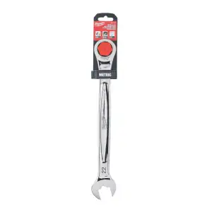 Klucz płasko-oczkowy z grzechotką Maxbite 22 mm