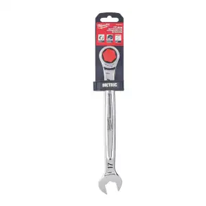 Klucz płasko-oczkowy z grzechotką Maxbite 17 mm