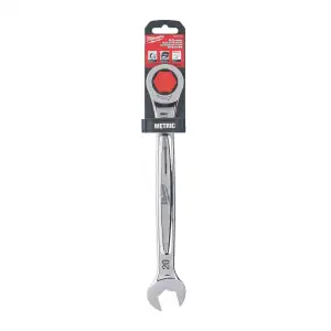 Klucz płasko-oczkowy z grzechotką Maxbite 20 mm