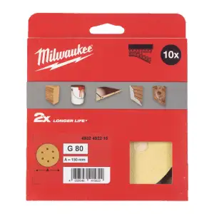 Papier ścierny premium HP O150/8 otworów G80 - 10