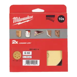 Papier ścierny premium HP O150/8 otworów G60 - 10