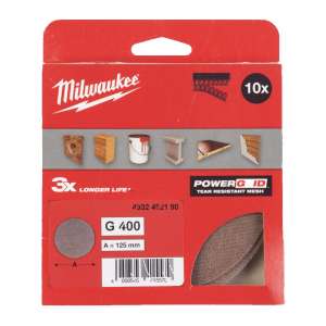 Siatka ścierna POWERGRID O125 G400 - 10 szt.