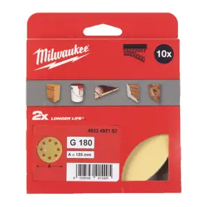 Papier ścierny premium HP O125/8 otworów G180 - 10