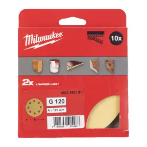 Papier ścierny premium HP O125/8 otworów G120 - 10