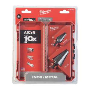 STEP DRILL COBALT ALCRN SET-2PC