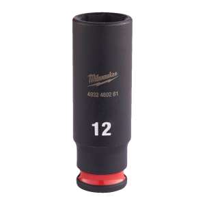 Nasadka udarowa długa SHW 1/4" 12 mm, Hex