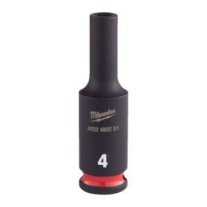 Nasadka udarowa długa SHW 1/4" 4mm, Hex