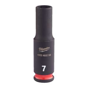 Nasadka udarowa długa SHW 1/4" 7 mm, Hex
