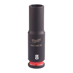 Nasadka udarowa długa SHW 1/4" 8 mm, Hex